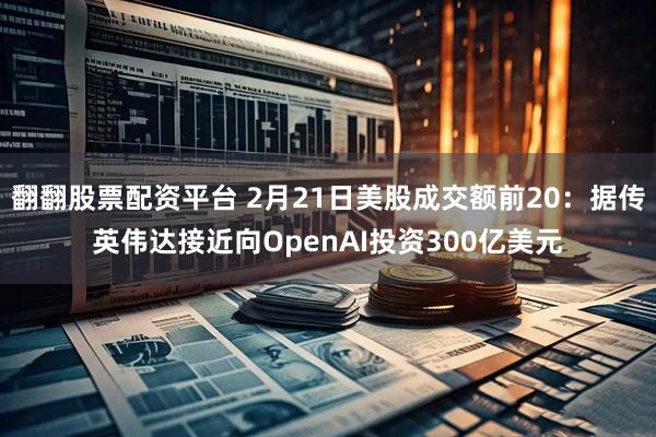 翻翻股票配资平台 2月21日美股成交额前20：据传英伟达接近向OpenAI投资300亿美元